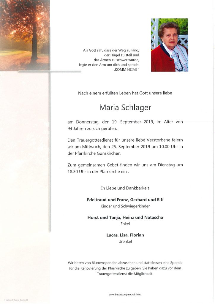 Maria Schlager