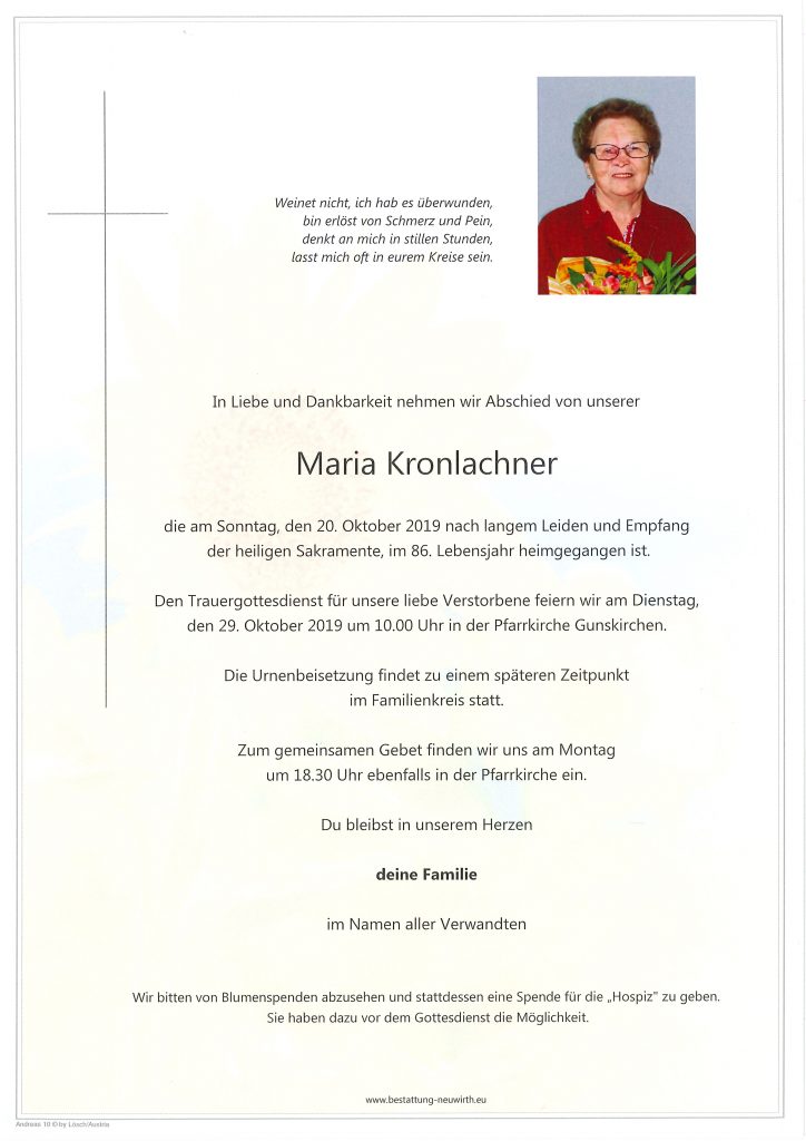 Maria Kronlachner