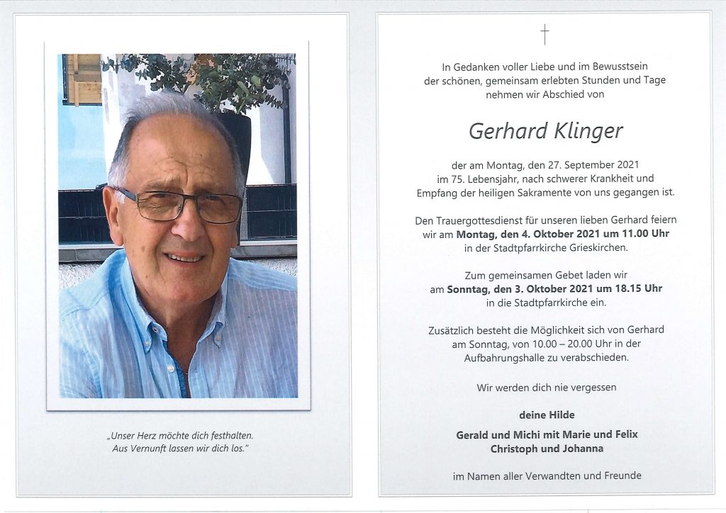 Gerhard Klinger