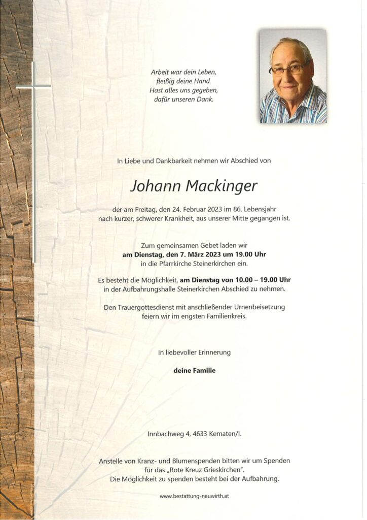 Johann Mackinger