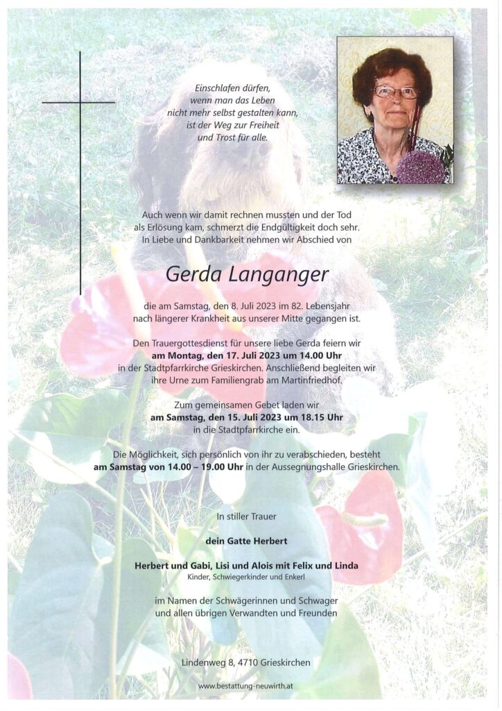 Karoline "Gerda" Langanger