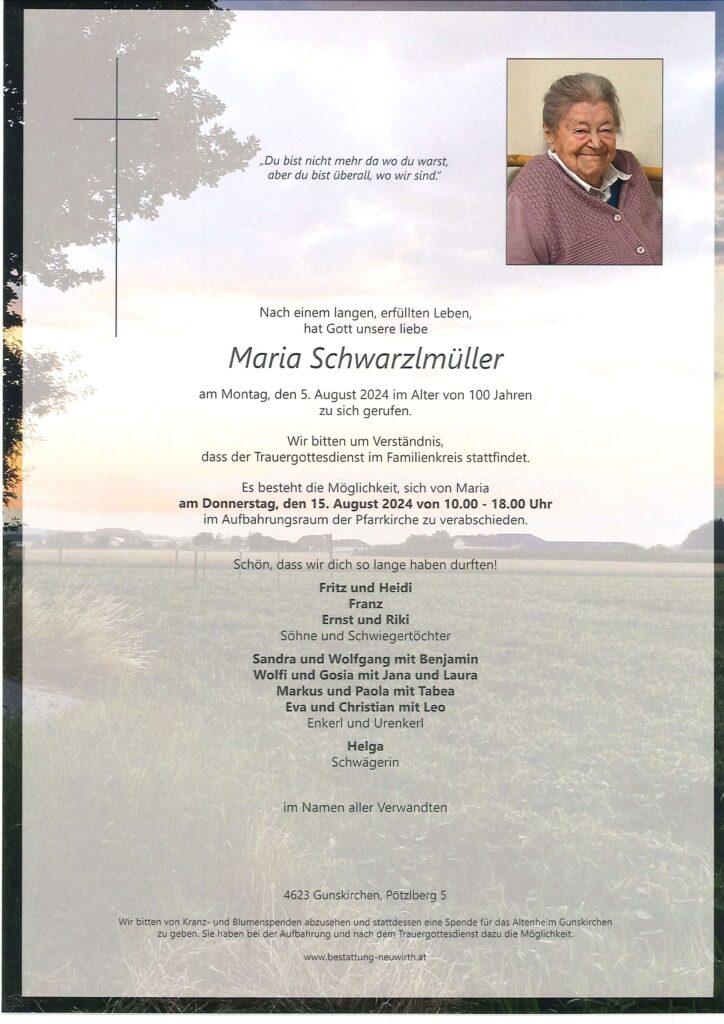 Maria Schwarzlmüller